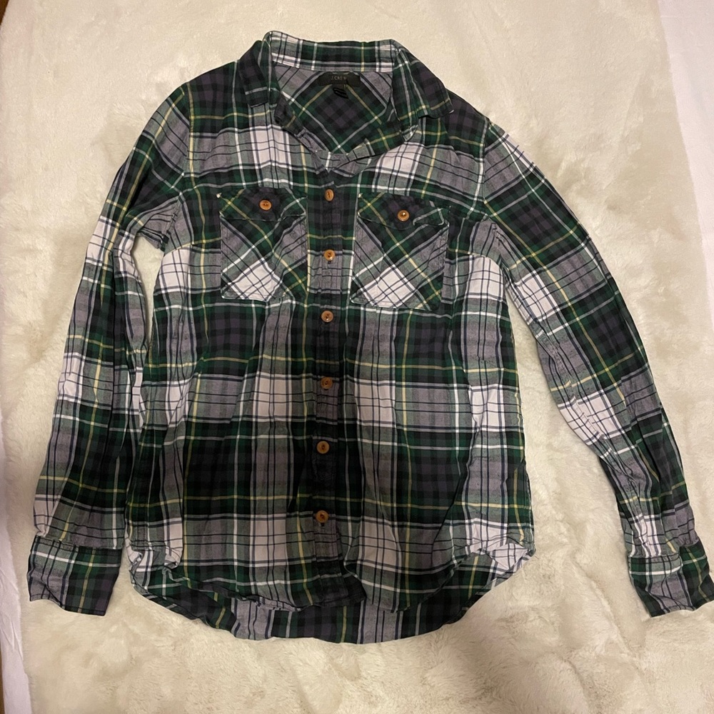 J Crew Black Label Flannel Shirt